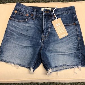 NWT Madewell High-Rise Jean Shorts